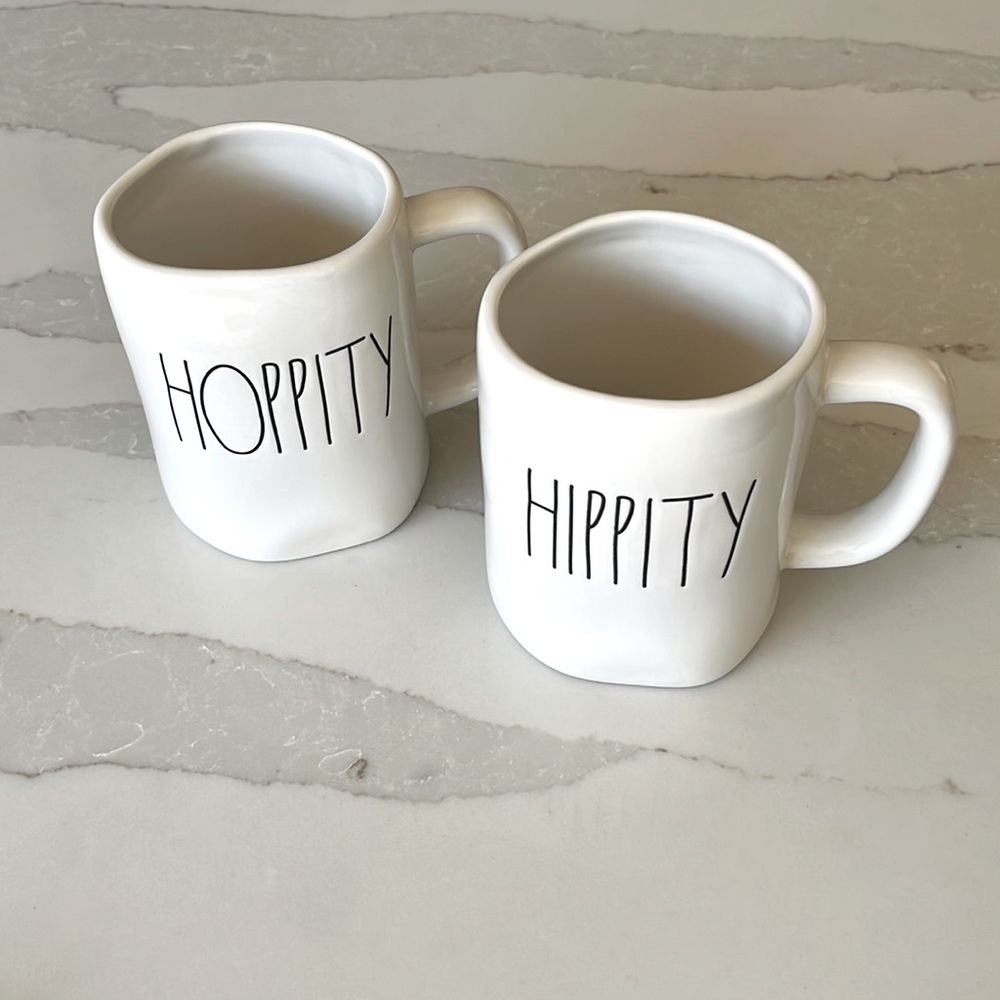 Rae Dunn Mugs - HIPPITY & HOPPITY